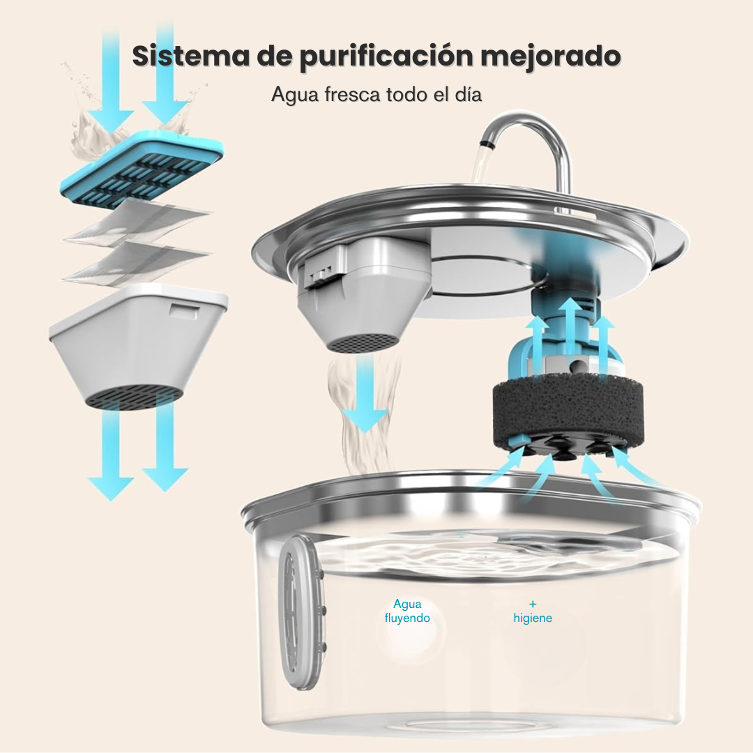 Aquaffy™ - Hidratación pura para tu gato
